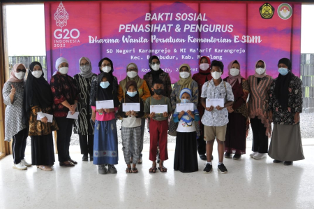DWP Kementerian ESDM Beri Semangat Belajar Siswa