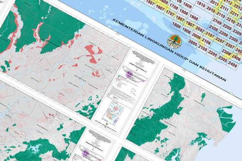 WebGIS Kementerian Lingkungan Hidup dan Kehutanan (KLHK)