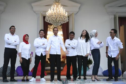 Wajah Milenial di Istana Negara