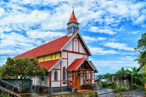 Gereja St Ignatius Loyola Sikka Perpaduan Seni Eropa-Flores