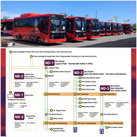 Ada 24 Bus Listrik DAMRI Siap Melayani KTT G20 Bali, Ini Rutenya