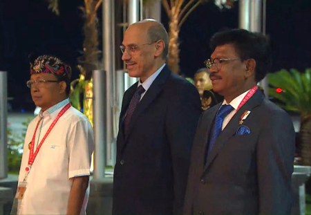 Menkominfo Sambut Kedatangan Presiden IsDB di KTT G20 Bali