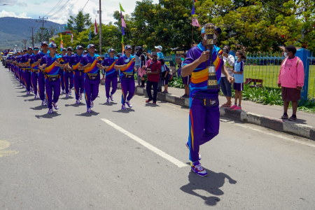 Makna Mendalam pada Tifa Obor Api PON Papua