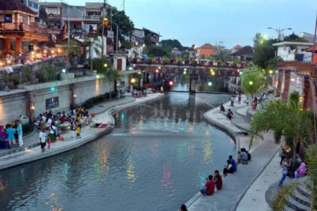 Pesona Tukad Badung di Pusat Kota Denpasar