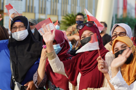 Riuh Haru dan Rindu Jadi Satu di Al Wasl Plaza