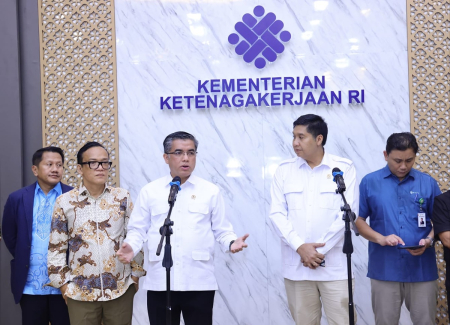 Kemnaker-Kementerian PKP-BPS Perkuat Sinergi Bangun Hunian Layak bagi Buruh 