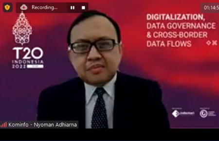 Indonesia Tingkatkan Level Diskusi Tata Kelola Data di G20