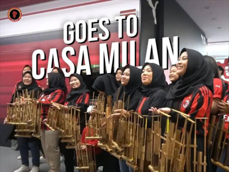 Diplomasi Angklung di Markas AC Milan