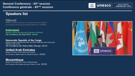 Bahasa Indonesia Resmi Digunakan sebagai Bahasa Kerja di Sidang Umum UNESCO