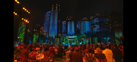 Hutan Kota GBK Disulap Menjadi Venue Makan Malam Eksotis Delegasi KTT ASEAN