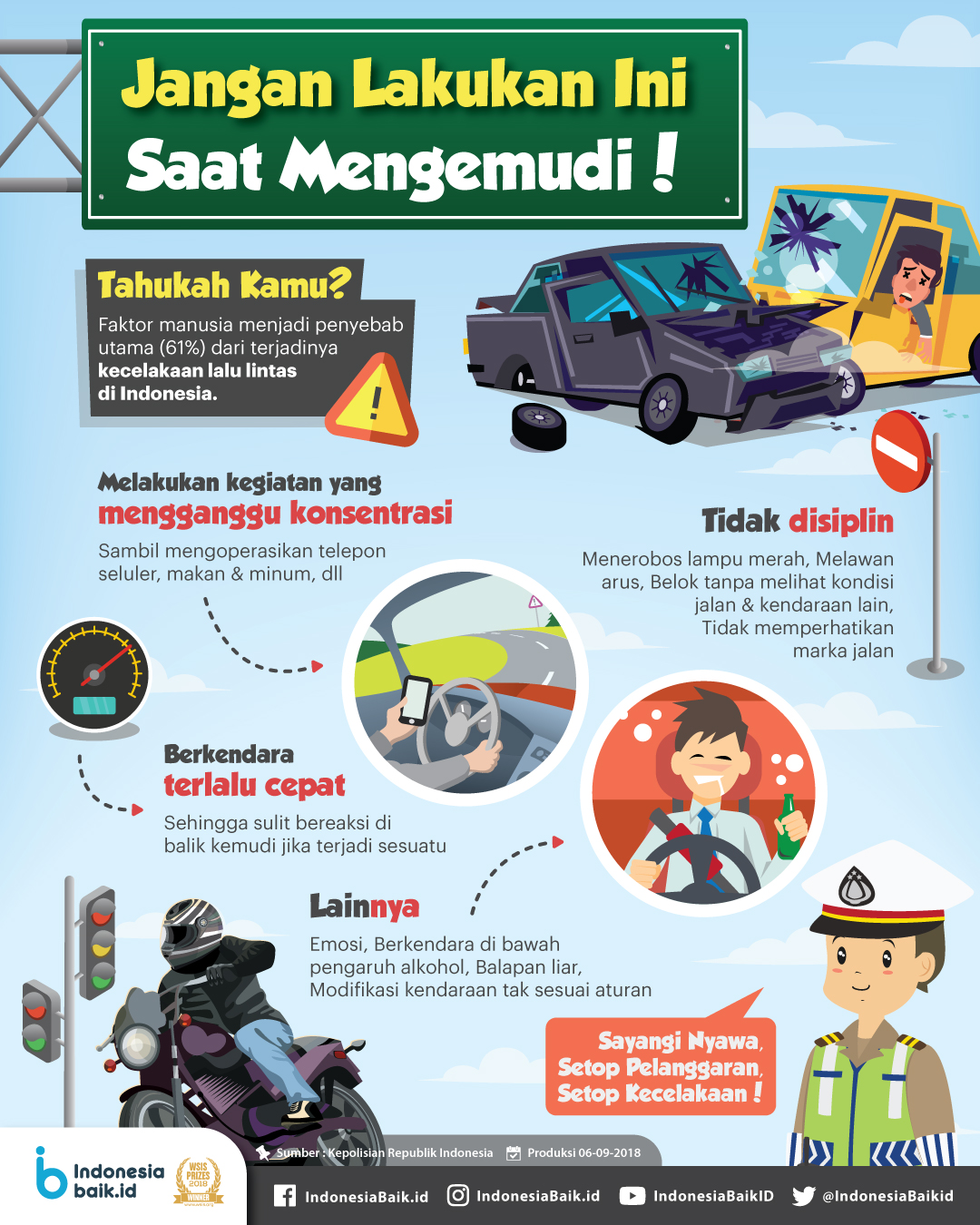 Jangan Lakukan Ini Saat Mengemudi!