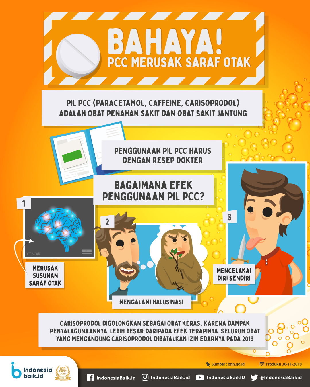 Bahaya! PCC Merusak Saraf Otak