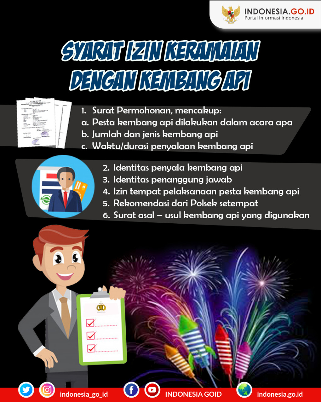 Syarat Izin Keramaian dengan Kembang Api
