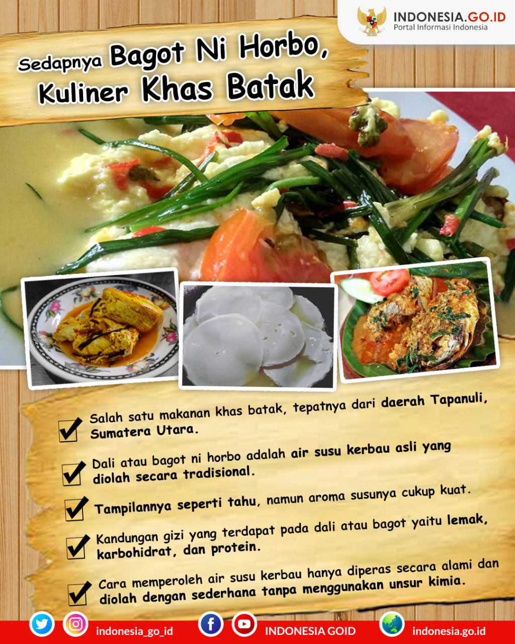 Sedapnya Bagot Ni Horbo, Kuliner Khas...