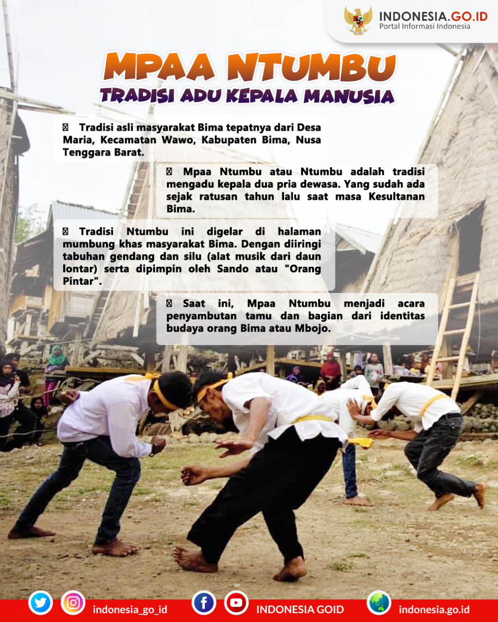 Mpaa Ntumbu, Tradisi Adu Kepala Manusia