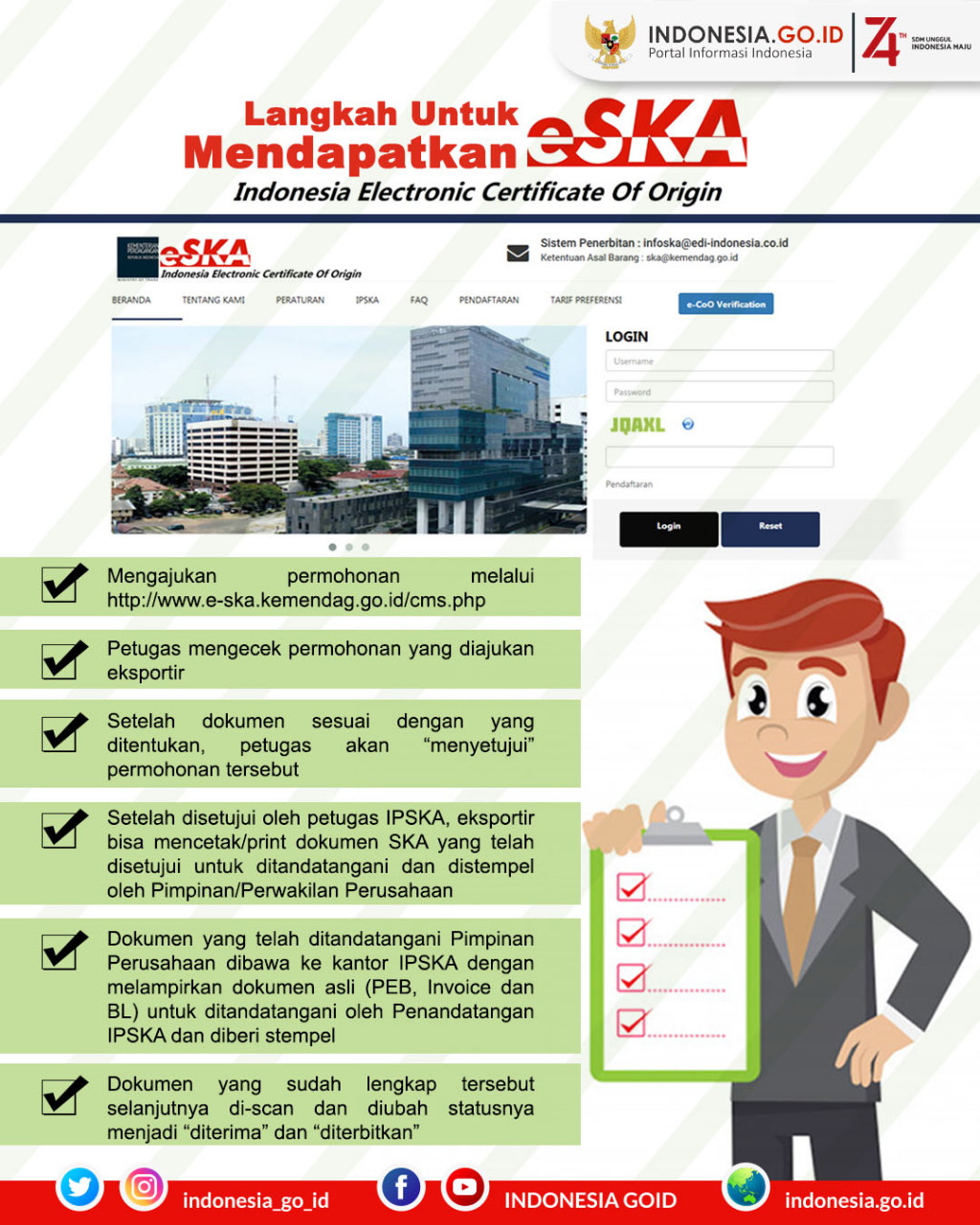 Langkah Untuk Mendapatkan e-SKA
