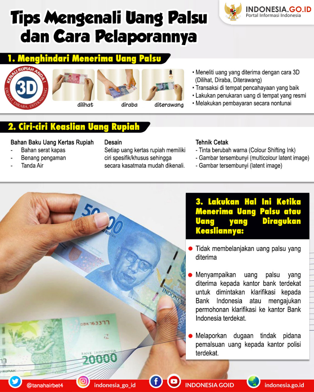 Cara Mengenali Uang Palsu dan...