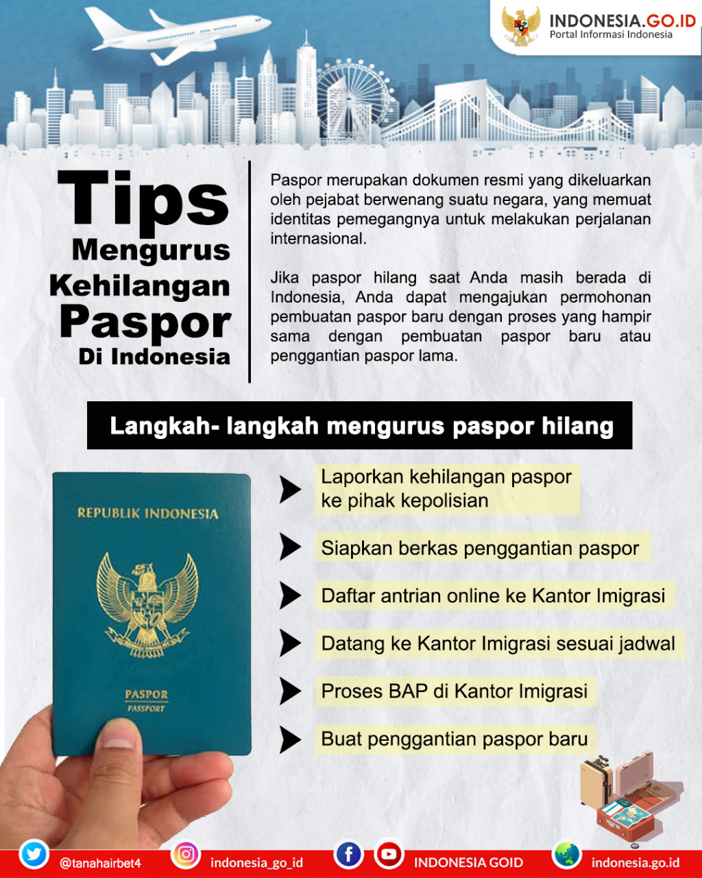 Tips Mengurus Kehilangan Paspor di...