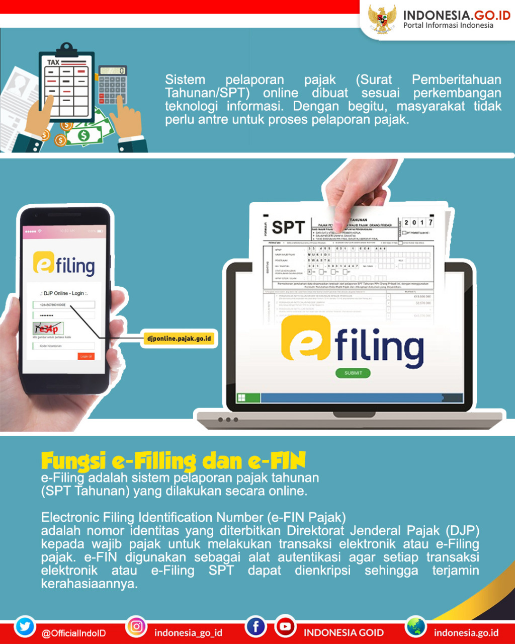 Fungsi e-Filling dan e-Fin