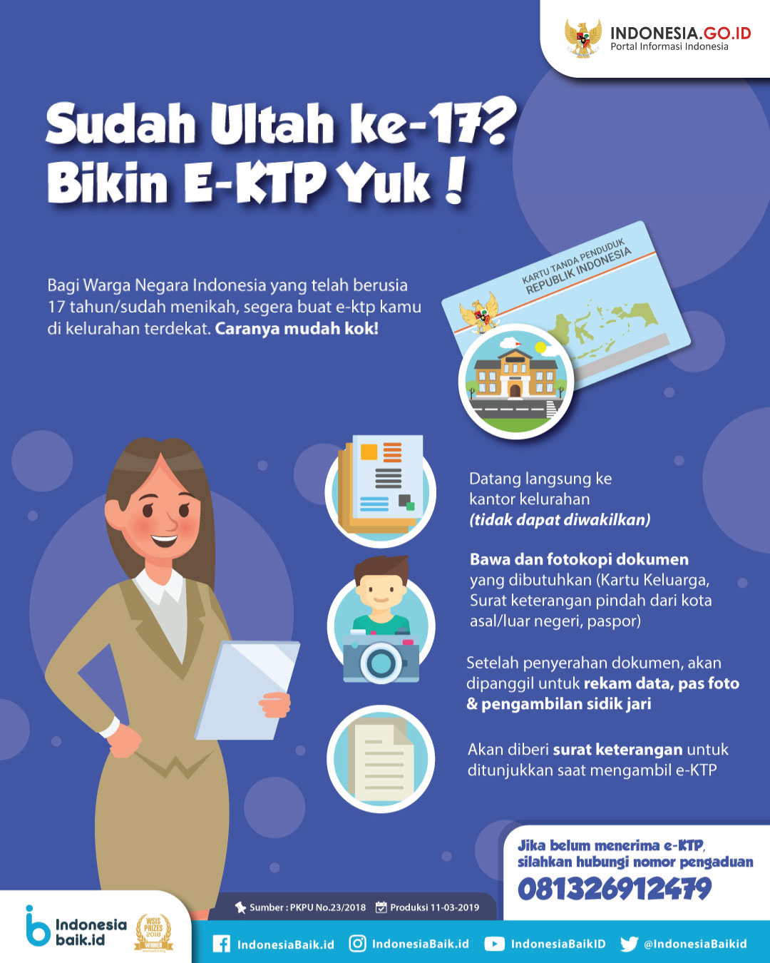 Sudah Ultah ke-17 ? Bikin E-KTP Yukk !