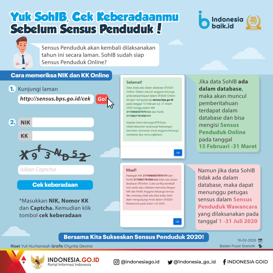 Yuk, Cek Keberadaan Sebelum Sensus...