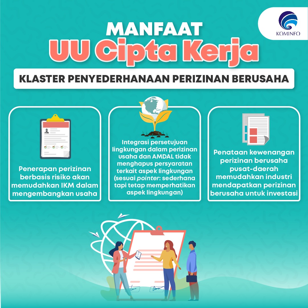 Manfaat UU Cipta Kerja: Klaster...