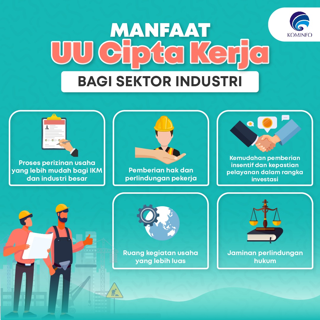 Manfaat UU Cipta Kerja: Bagi Sektor...