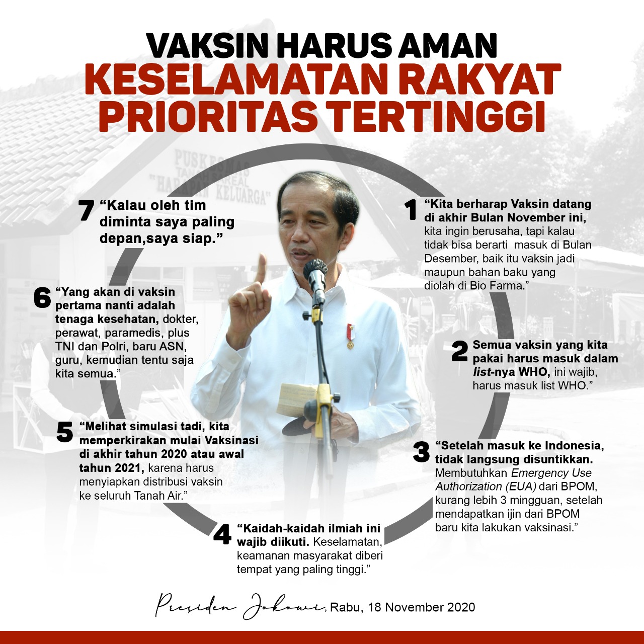 Vaksin Harus Aman, Keselamatan Rakyat...