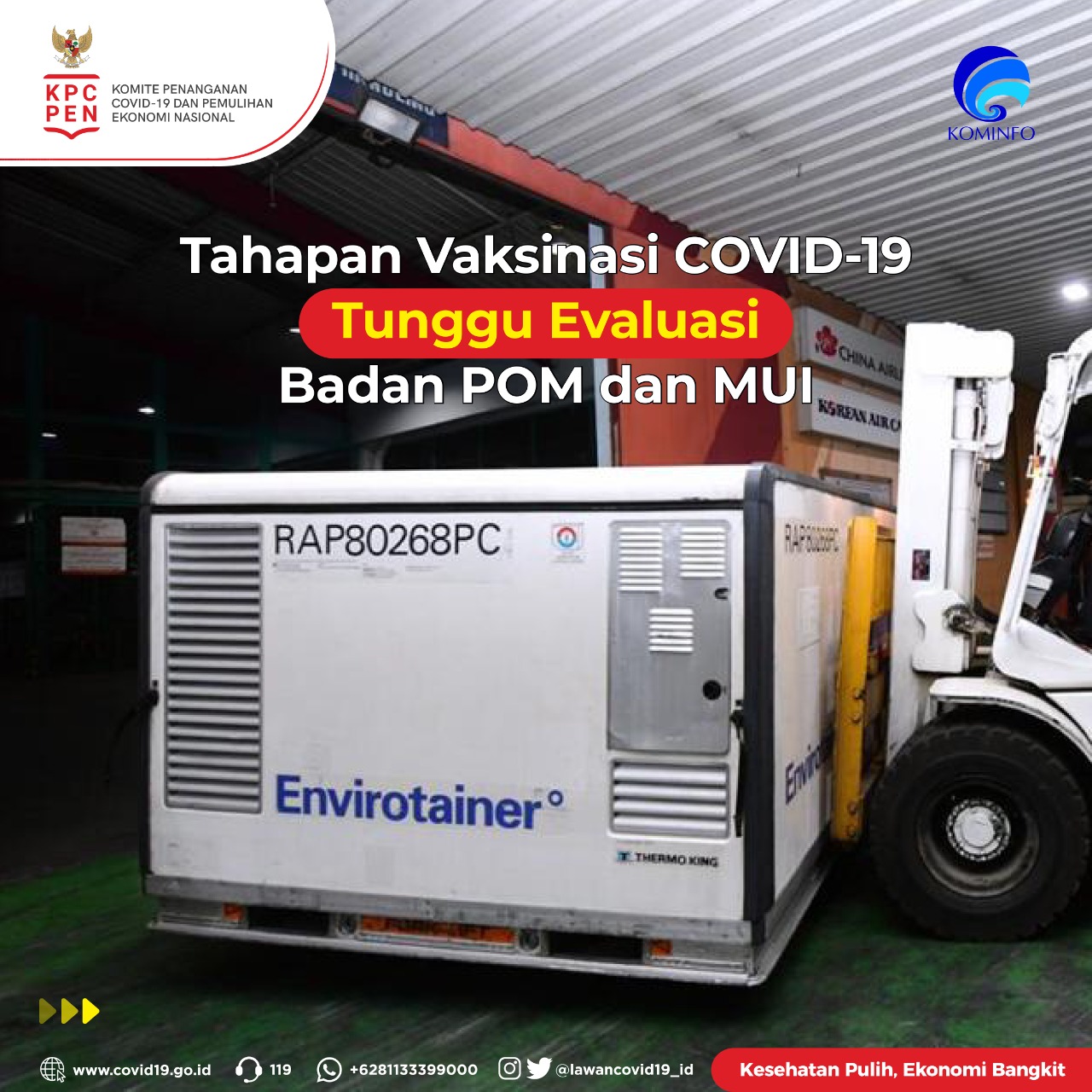 Tahapan Vaksinasi Covid-19, Tunggu...