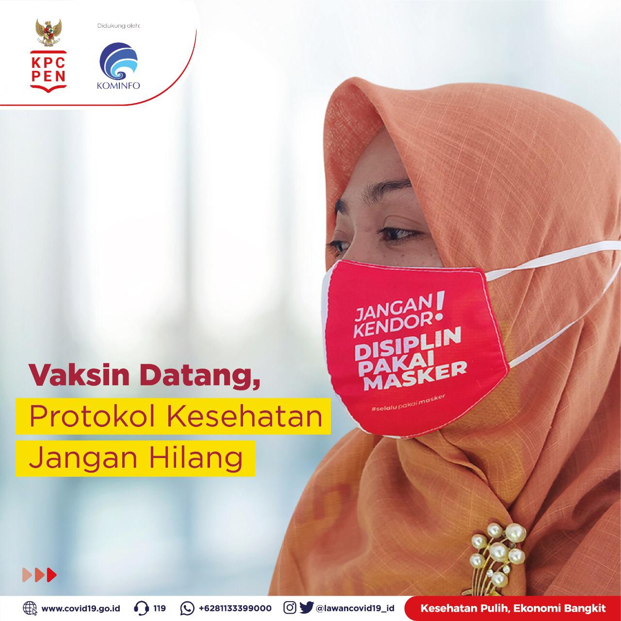 Vaksin Datang, Protokol Kesehatan...
