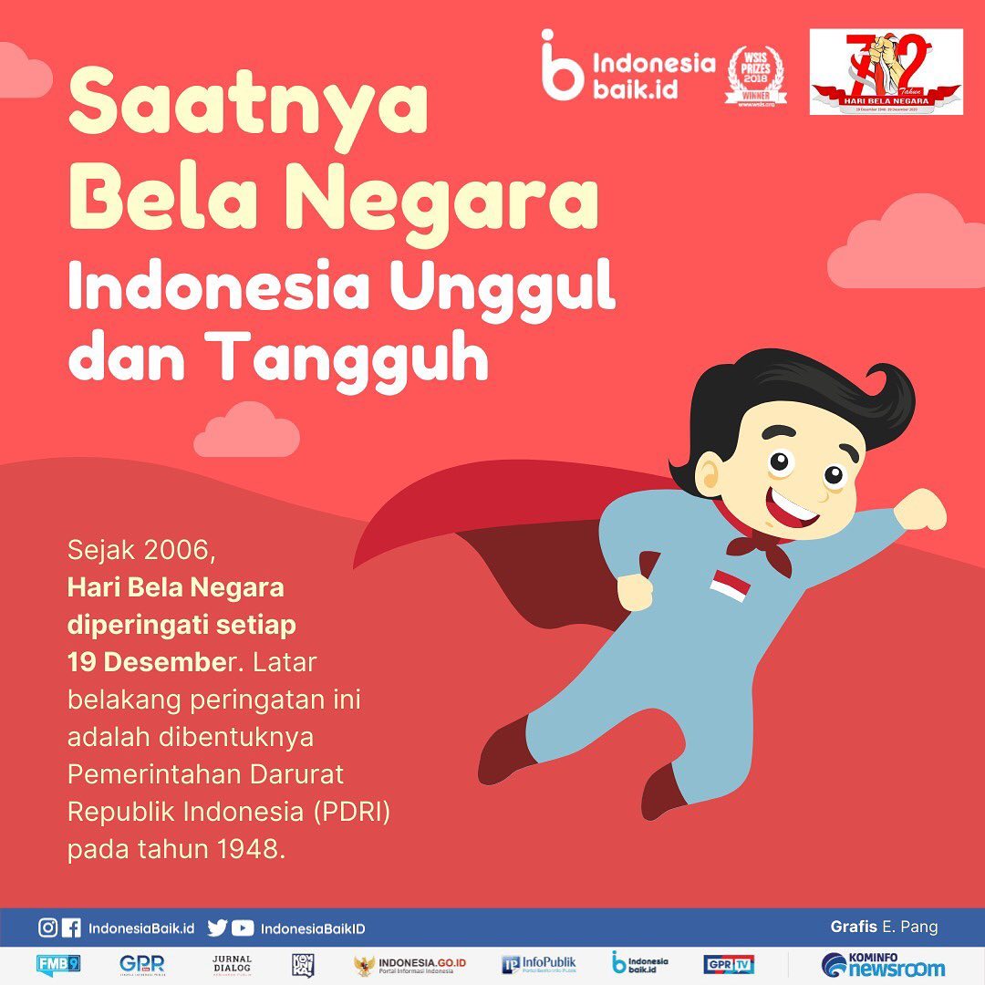 Saatnya Bela Negara, Indonesia Unggul...