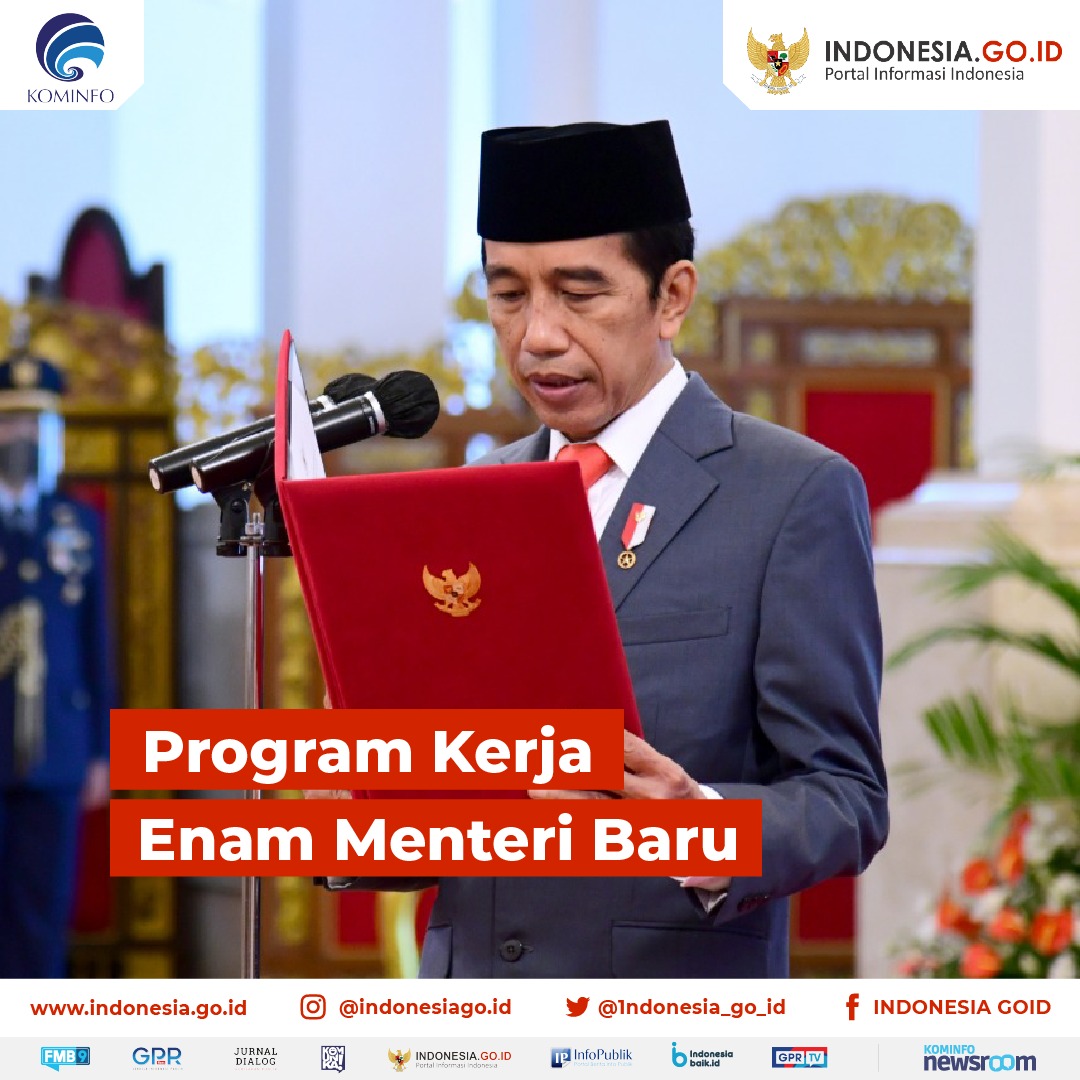Program Kerja Enam Menteri Baru