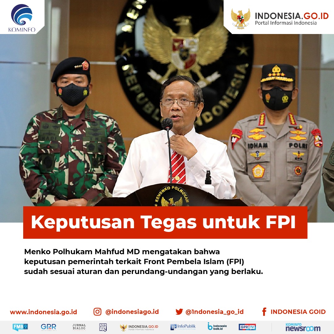 Keputusan Tegas Untuk FPI