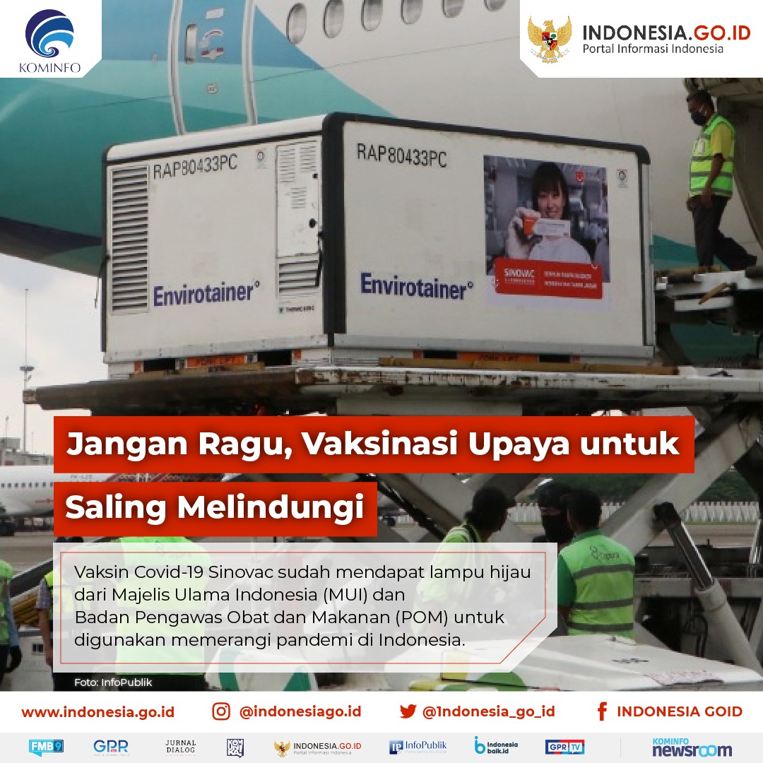 Jangan Ragu, Vaksinasi Upaya untuk...