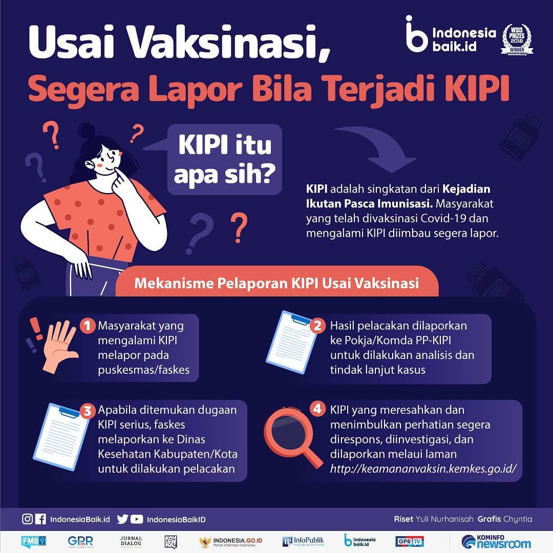 Usai Vaksinasi, Segera Lapor Bila...