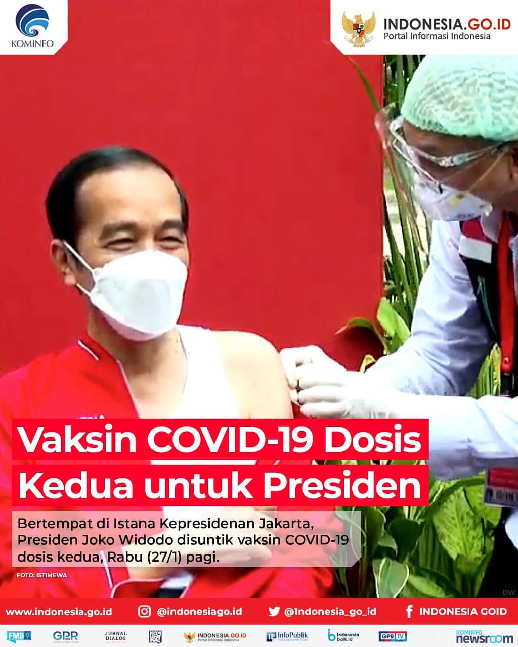 Vaksin Covid-19 Dosis Kedua untuk...