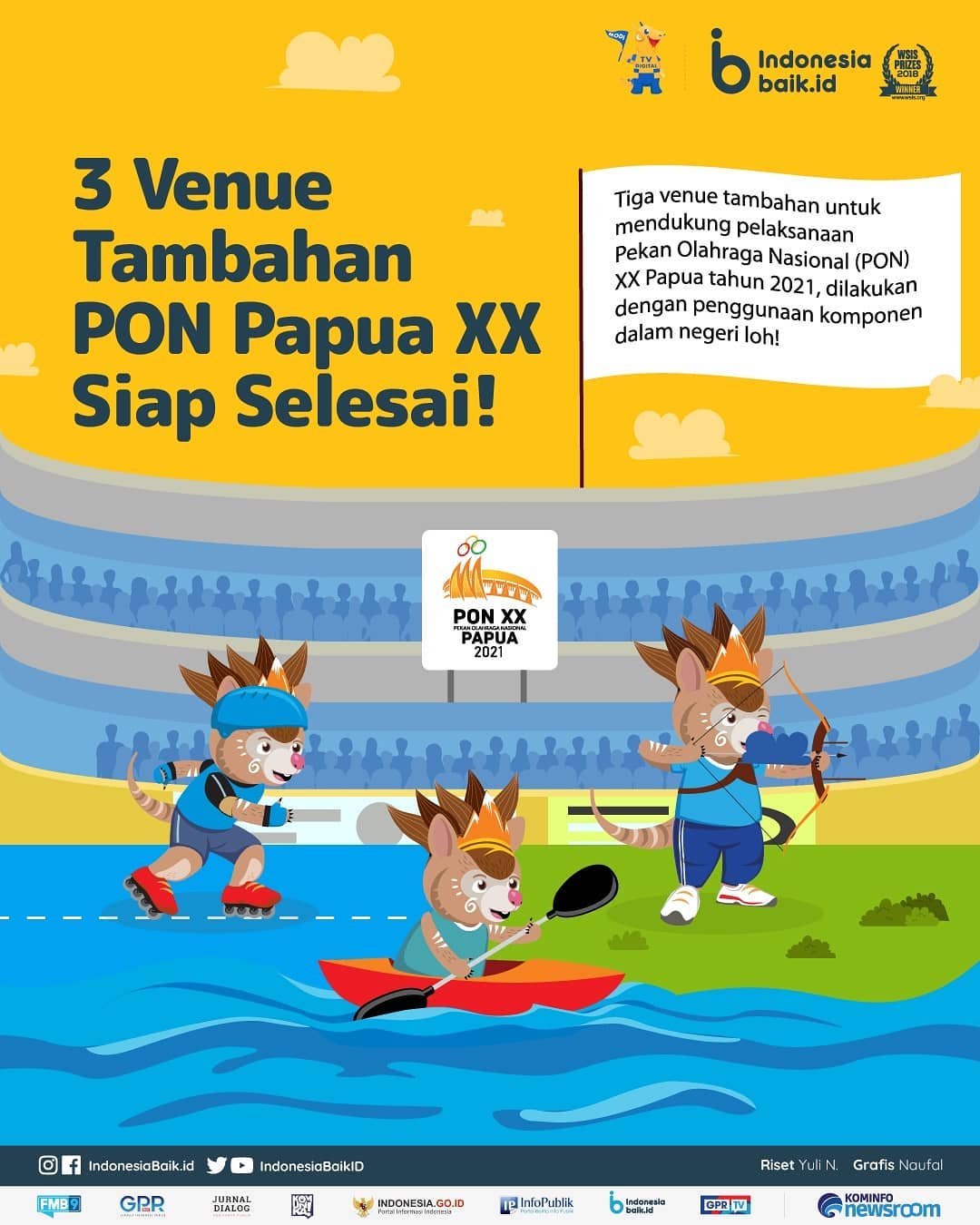 3 Venue Tambahan PON Papua XX Siap...