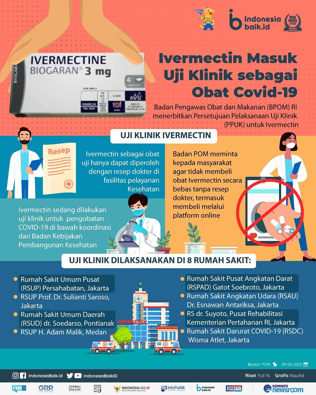 Ivermectin Masuk Uji Klinik sebagai...