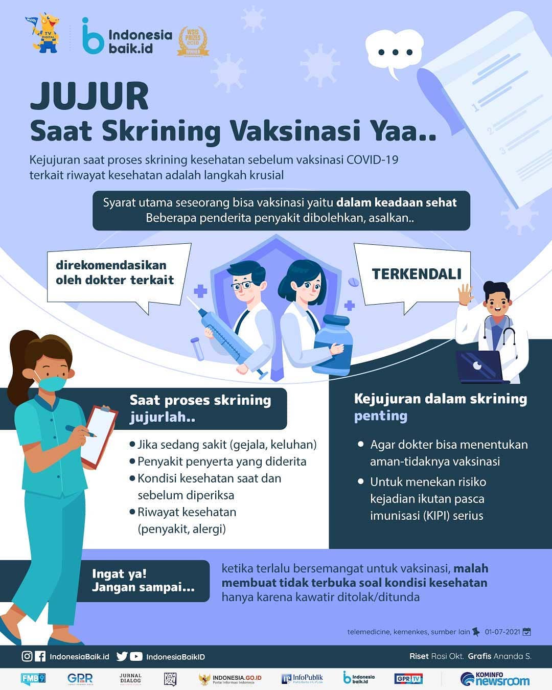 JUJUR Saat Skrining Vaksinasi Yaa...