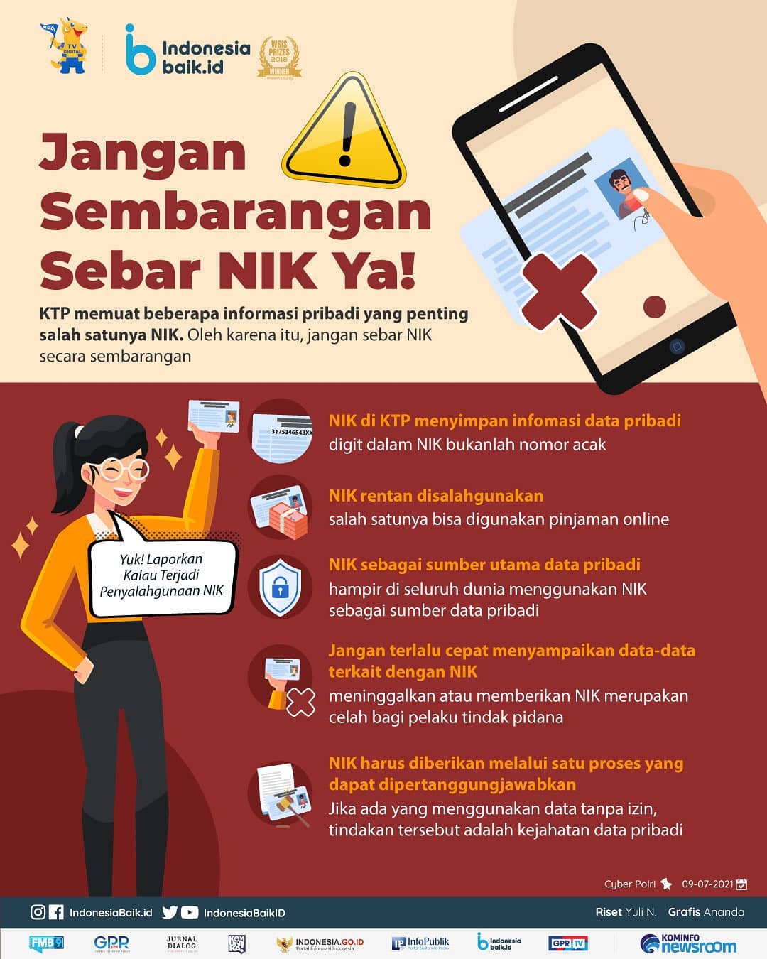 Jangan Sembarangan Sebar NIK Ya!