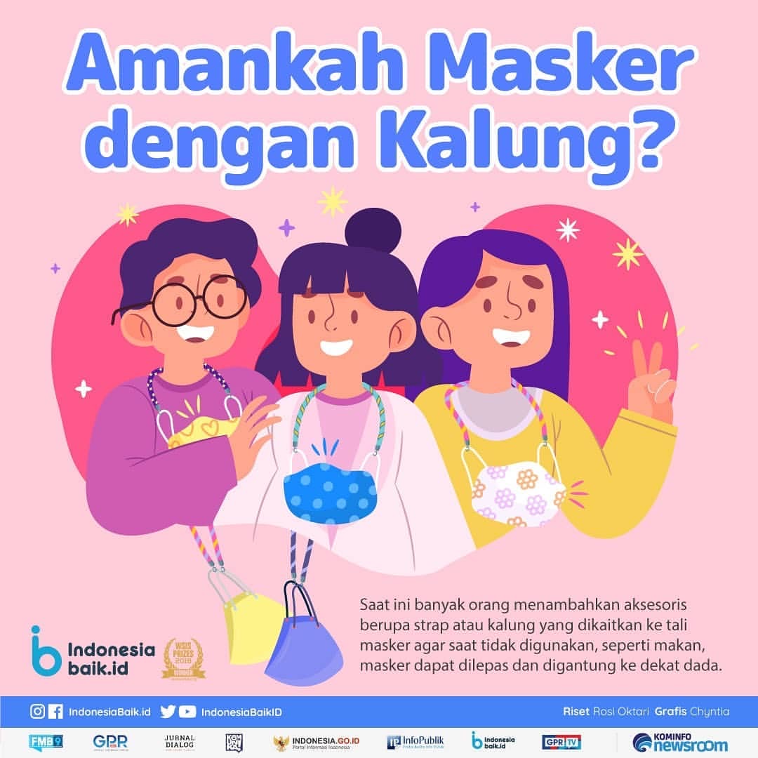 Amankah Masker dengan Kalung?