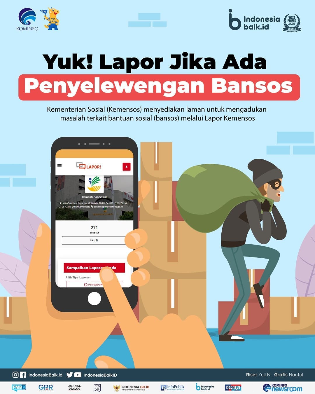 Yuk! Lapor Jika Ada Penyelewengan Bansos