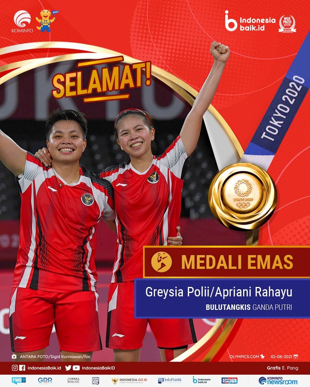 Medali Emas Untuk Indonesia