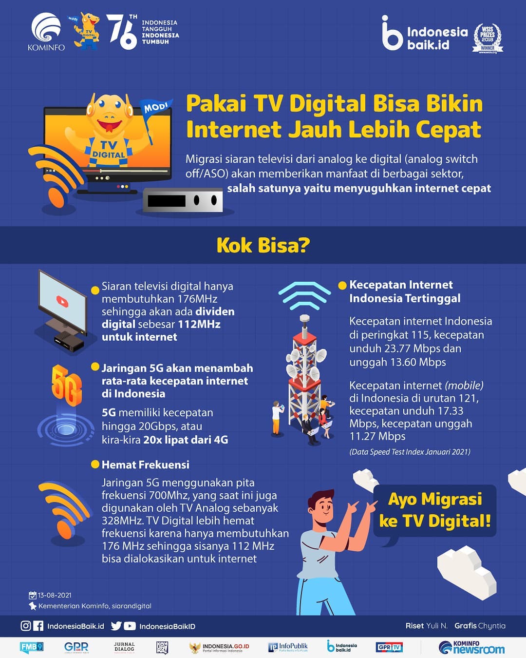 Pakai TV Digital Bisa Bikin Internet...