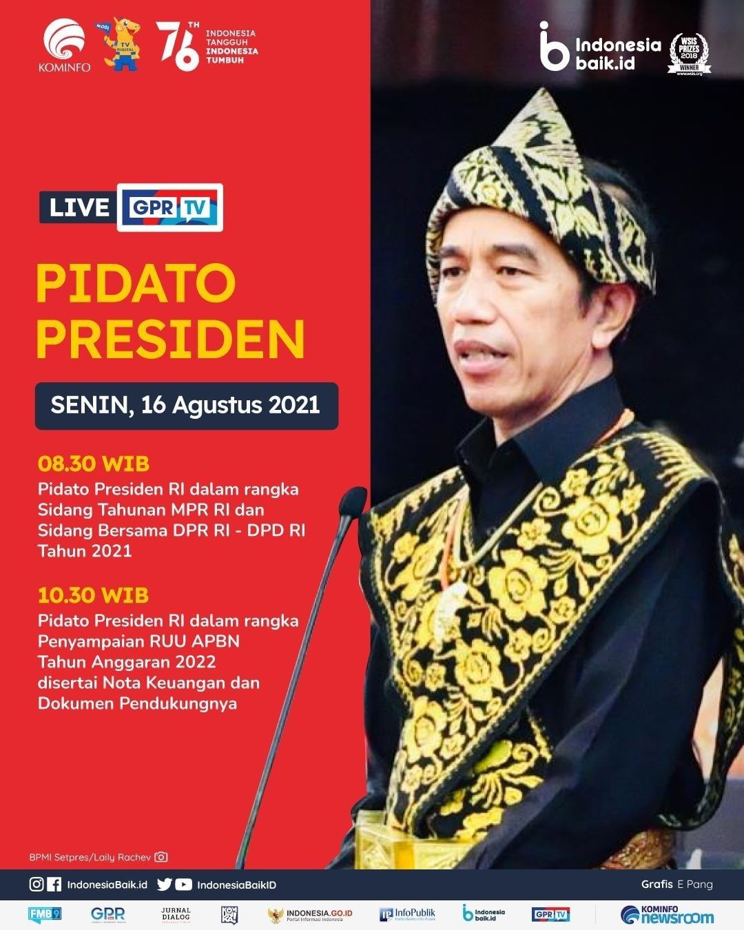 Live: Pidato Presiden