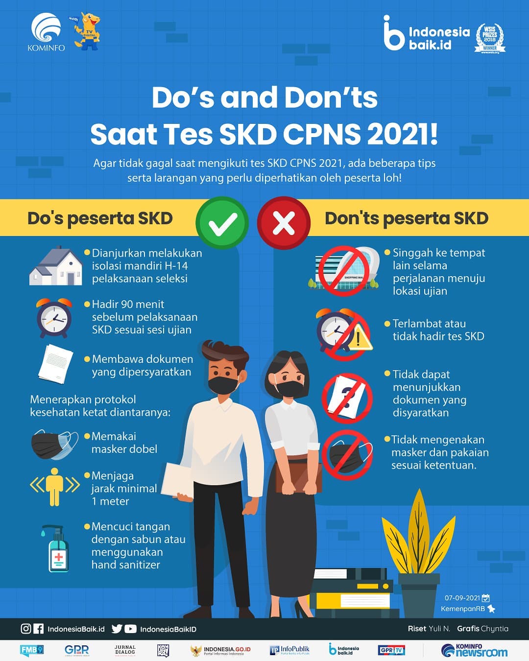 Do's and Don'ts Saat Tes SKD CPNS 2021!