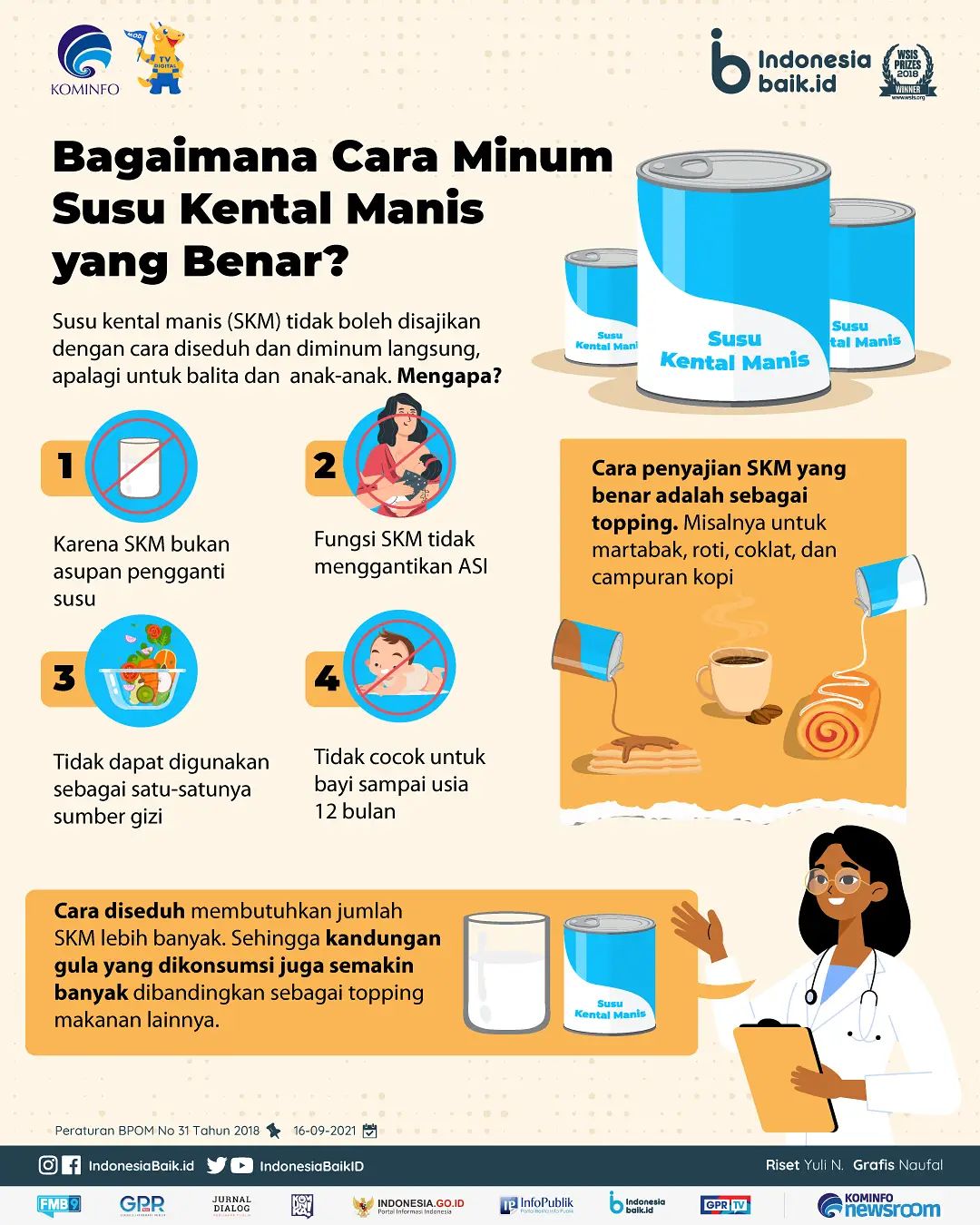Bagaimana Cara Minum Susu Kental Manis...