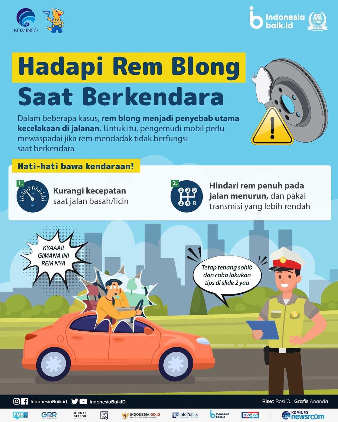 Hadapi Rem Blong Saat Berkendara