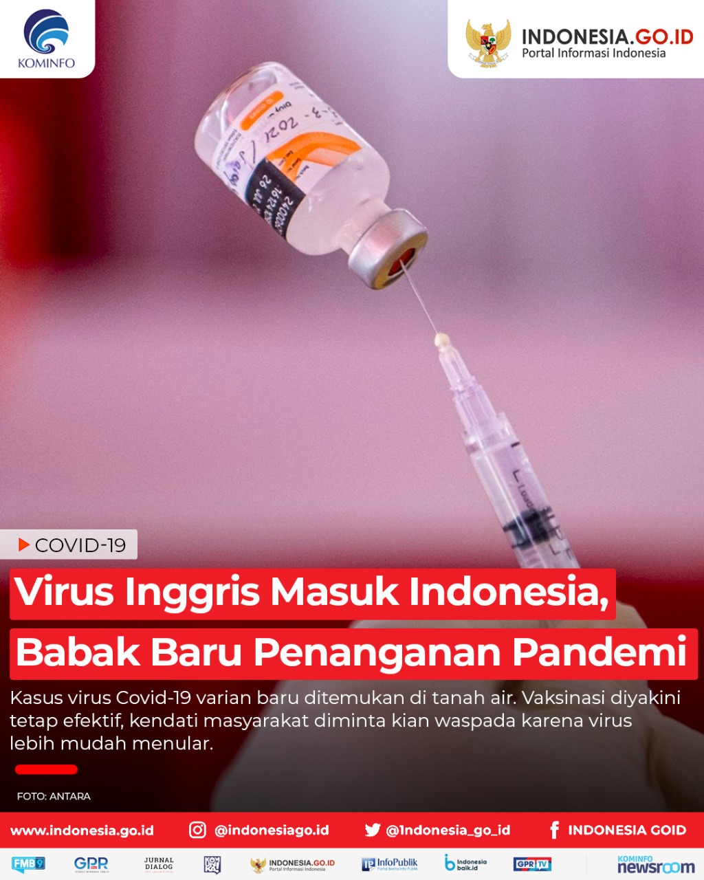 Virus Inggris Masuk Indonesia, Babak...