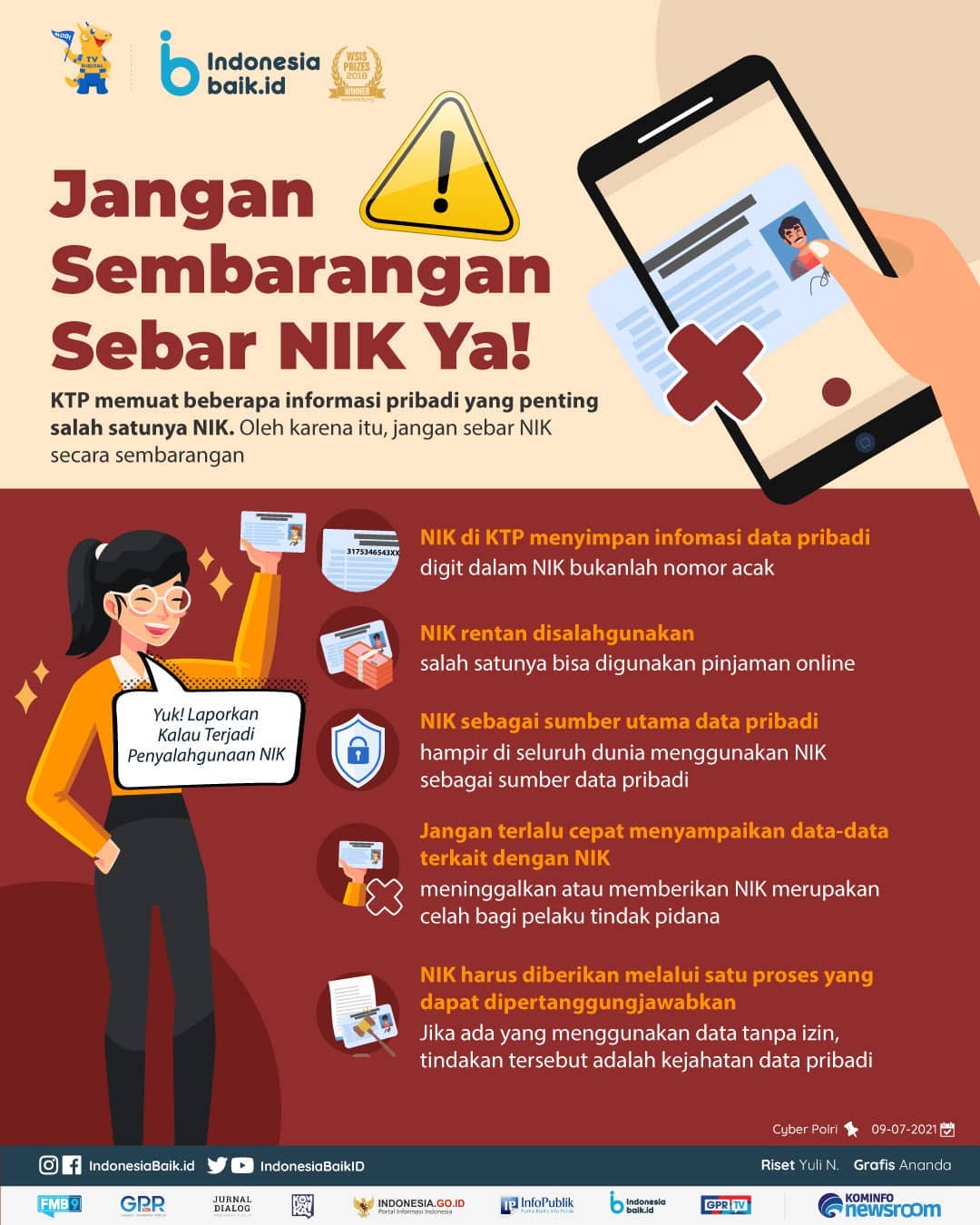 Jangan Sembarangan Sebar NIK Ya!